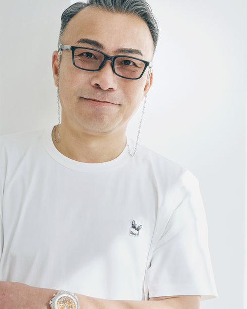 【メンズ】超撥水 お腹細見え PLAYFUL T-shirt(ワッペン半袖Tシャツ)