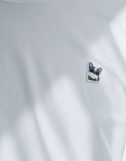 【メンズ】超撥水 お腹細見え PLAYFUL T-shirt(ワッペン半袖Tシャツ)