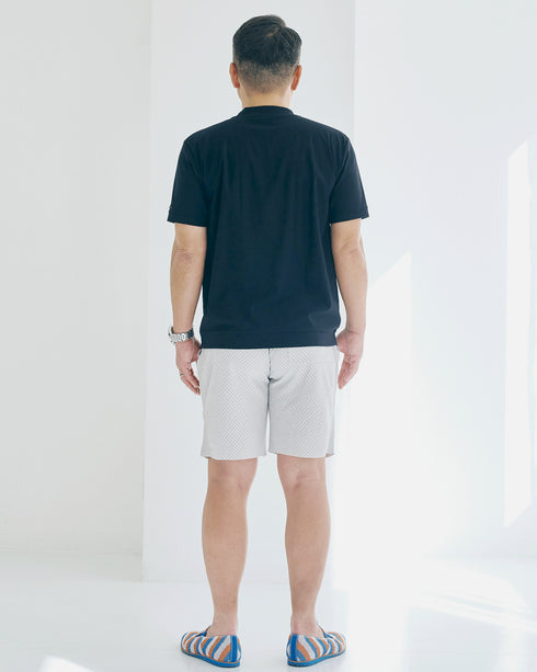 【メンズ】超撥水 お腹細見え Dress T-shirt(後ろ衿高半袖Tシャツ)