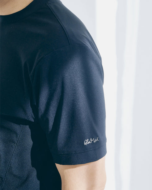 【メンズ】超撥水 お腹細見え Dress T-shirt(後ろ衿高半袖Tシャツ)